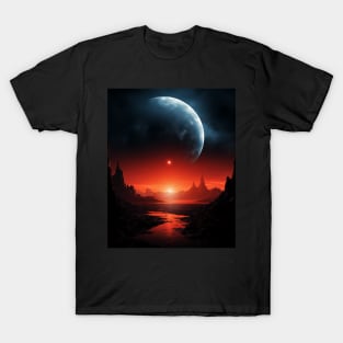 Red Planet Reverie Art T-Shirt